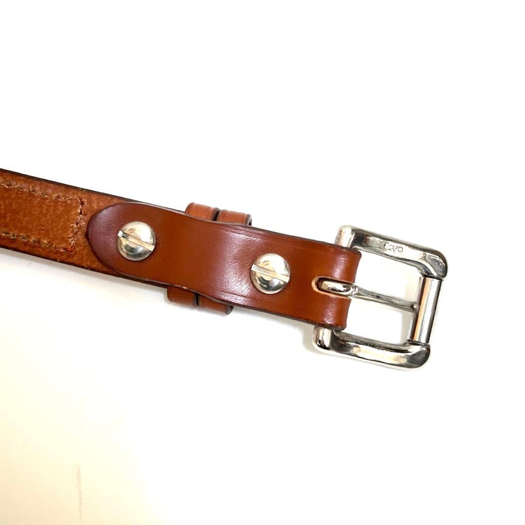 Scye Bridle Leather Number Belt ナンバーベルト
