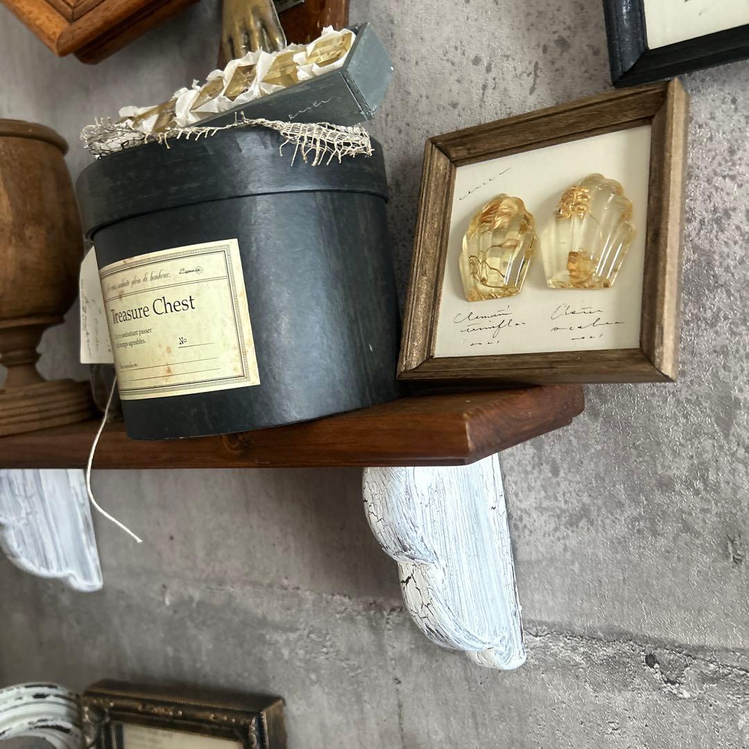 フレンチ シャビー 壁掛け ラック ウォールシェルフ