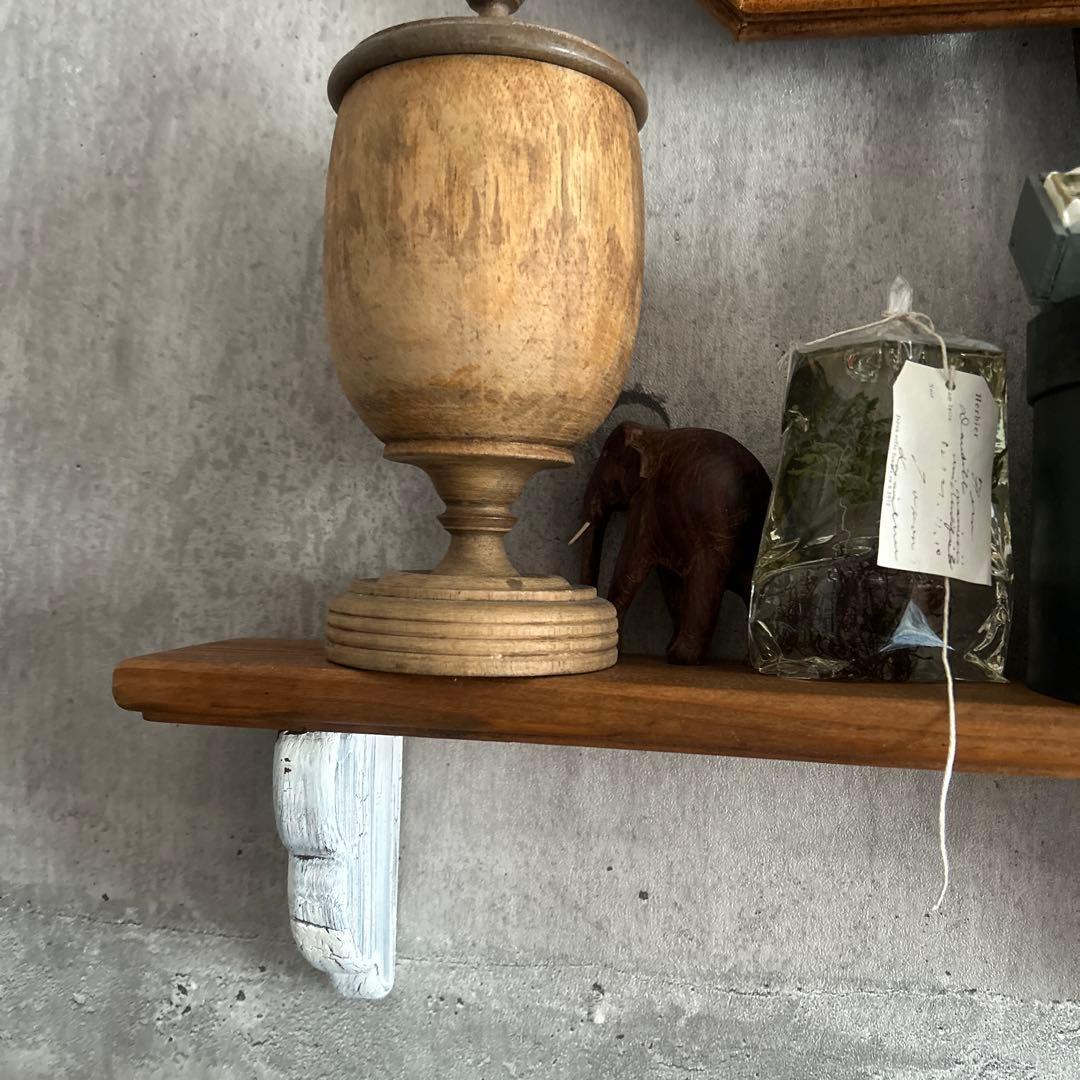 フレンチ シャビー 壁掛け ラック ウォールシェルフ