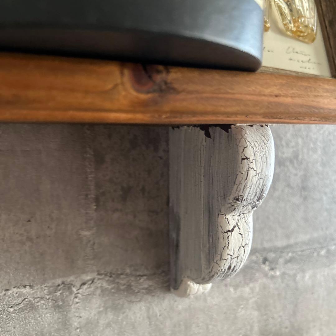 フレンチ シャビー 壁掛け ラック ウォールシェルフ