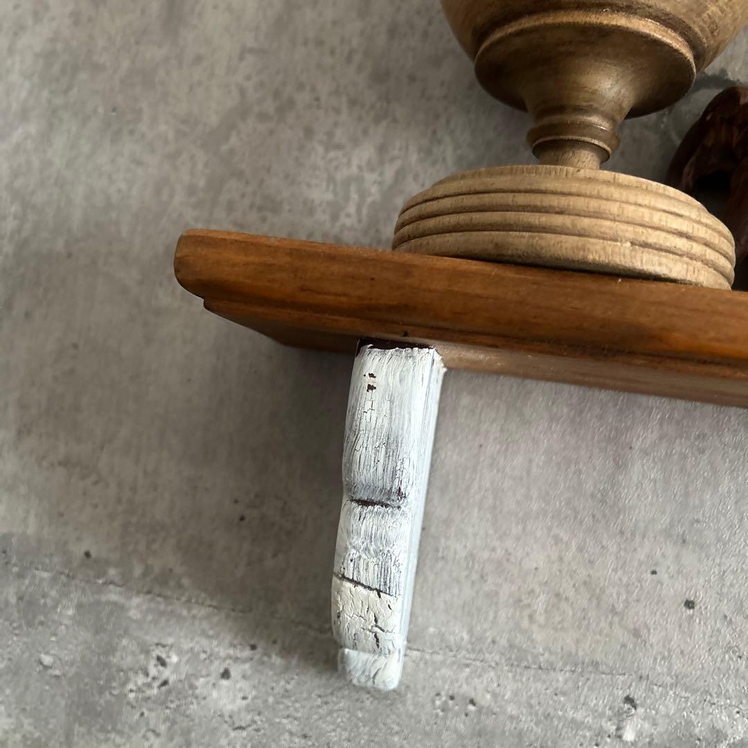 フレンチ シャビー 壁掛け ラック ウォールシェルフ