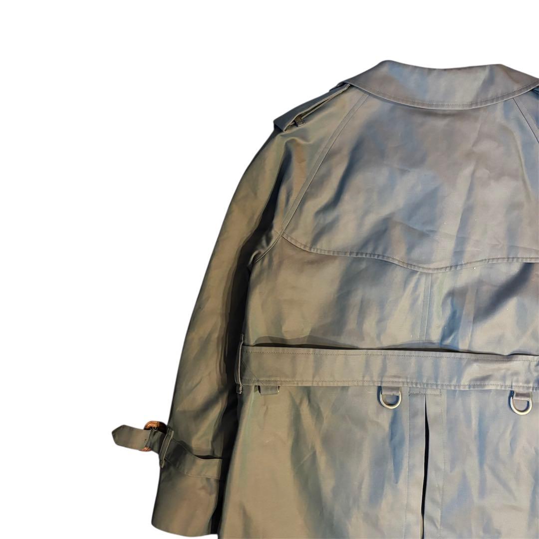 BURBERRYS バーバリー ベルト 玉虫 トレンチ ダブル ノバチェック