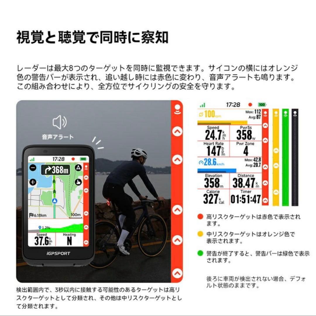 iGPSPORT SR mini リアライト