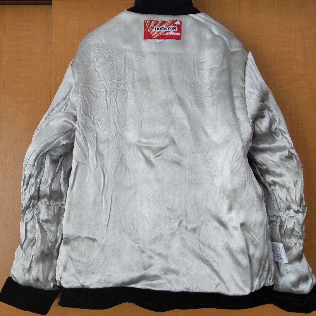 ヒ*ー様 【レア・OLD HOUSTON】別珍 ベロア スカジャン スーベニアジ