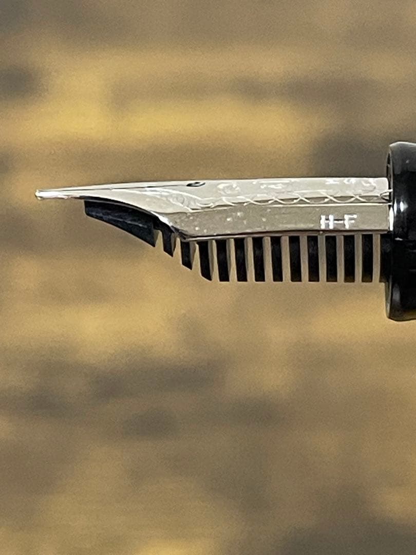 試筆のみ　旧型ニブ　銀　14k 字幅F セーラー　万年筆　極美品