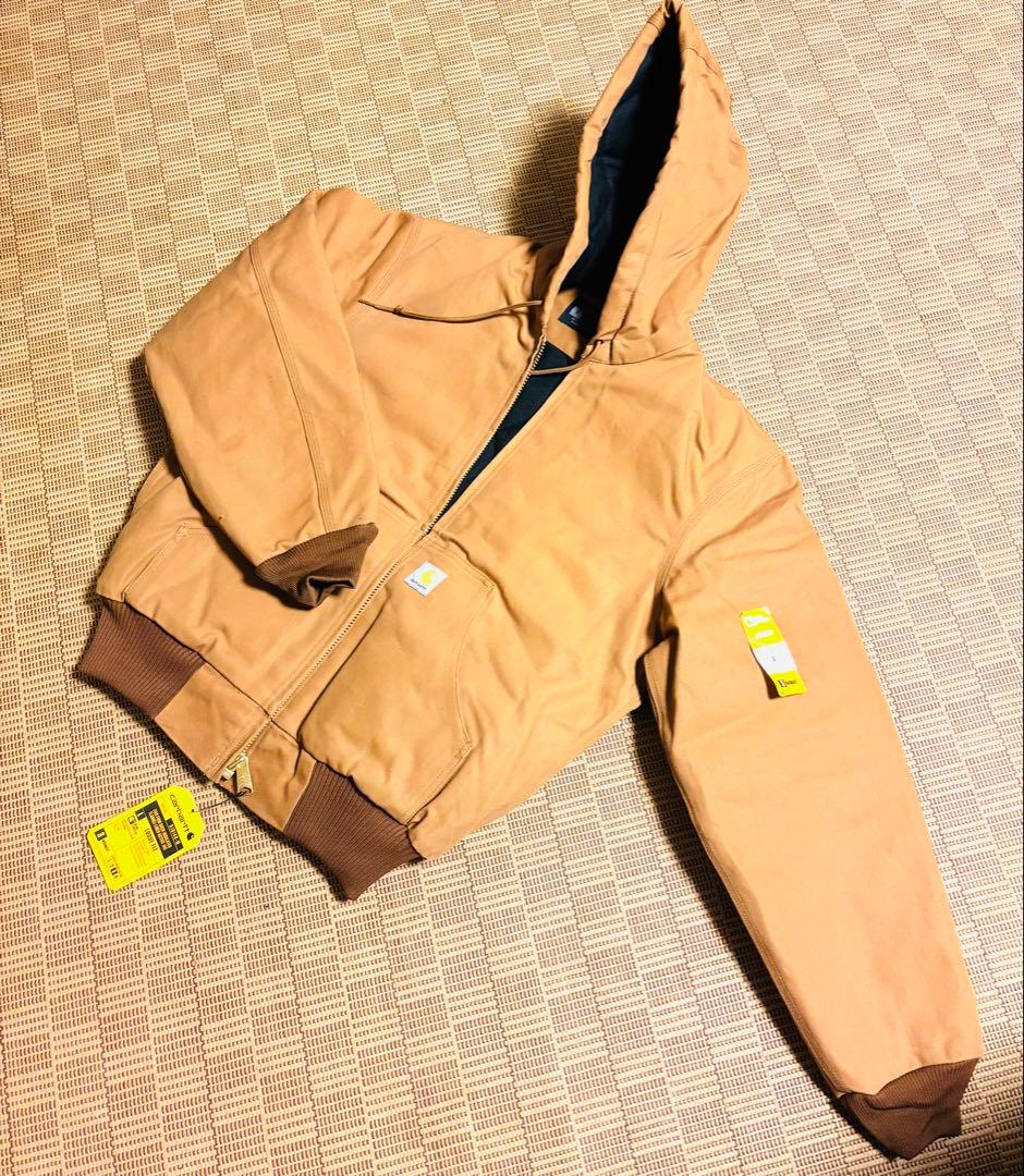 Carhartt アクティブジャケット　新品　ブラウンSサイズ