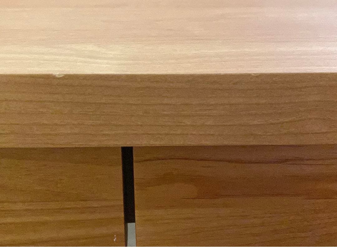 アルダー天然木　アールデザインデスクシリーズ　デスク