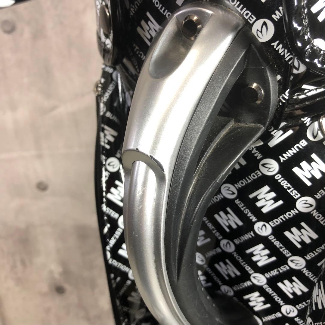 マスターバニーエディション　キャディバッグ　エナメル生地　3点式　カート式