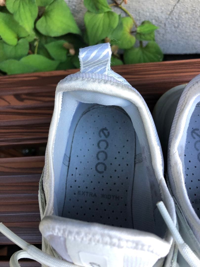 372番 美品ECCOゴルフシューズ 37 23.5cmスパイクレスゴアテックス