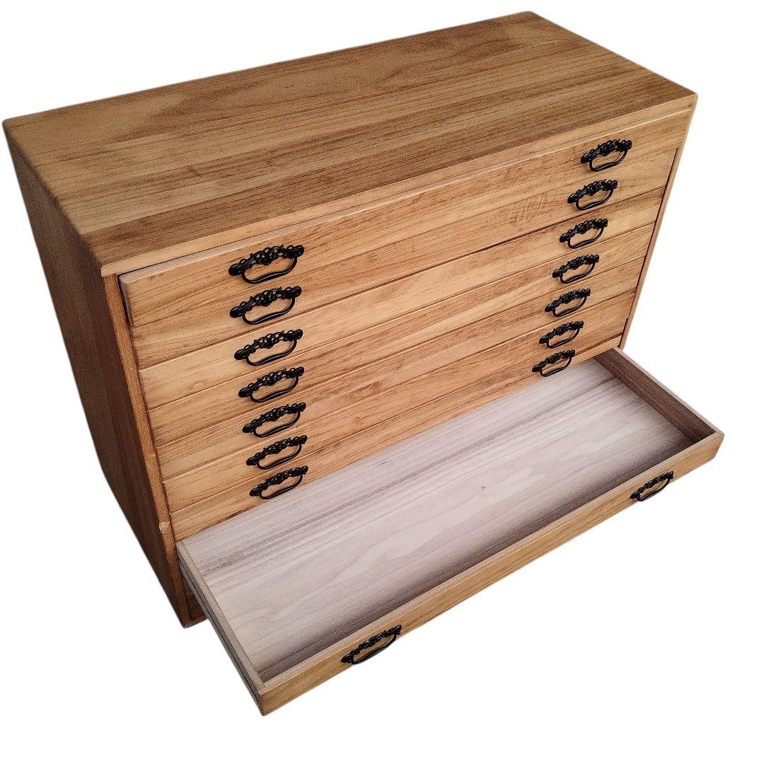 桐箪笥 桐たんす 10段 和服 着物 衣裳箱 アンティーク