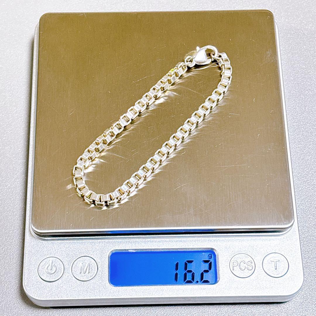 【美品】18.9cmTiffanyティファニー ベネチアン ブレスレット 925