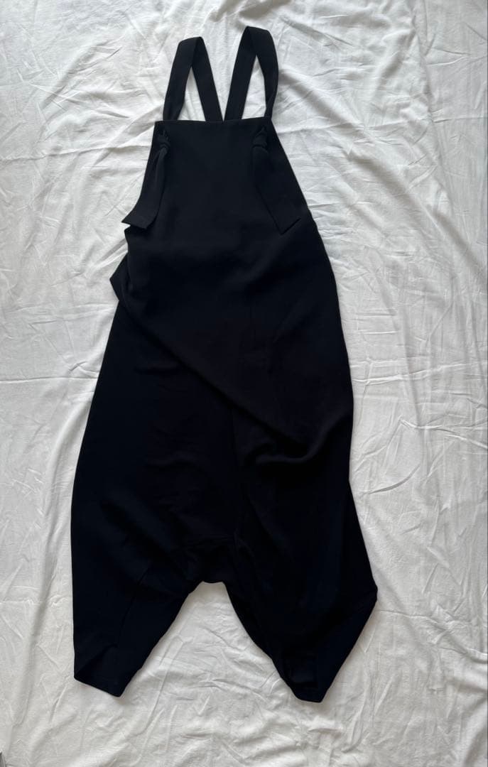 ENFOLD エンフォルド ダブルサテン サルエルサロペット 38