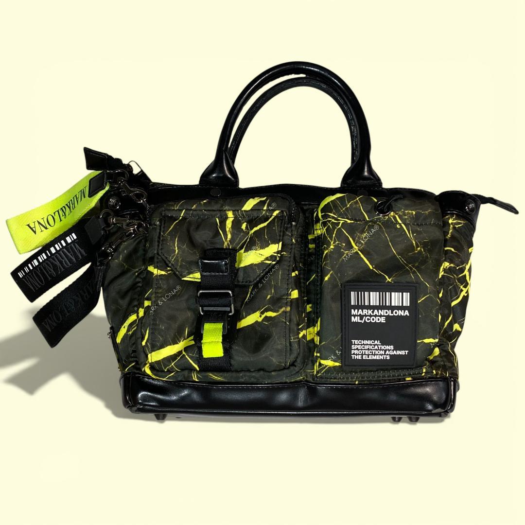 MARK＆LONA マークアンドロナ カートバッグ ブラック イエロー ゴルフ