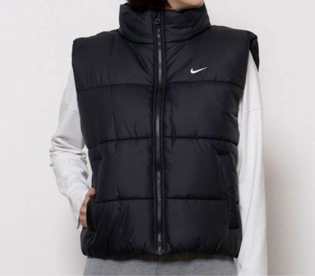 新品未使用 NIKE ナイキ ダウンベスト ブラック S メンズ レディース