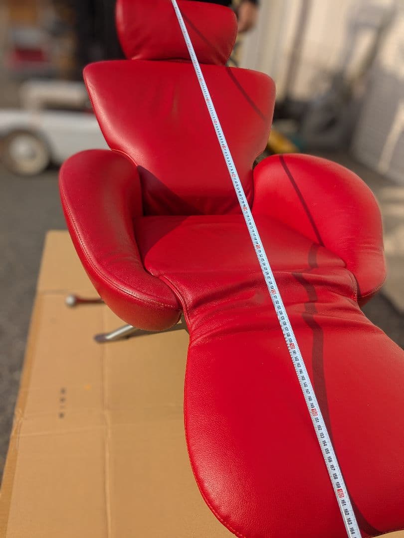 Cassina ドド シェーズロング チェア リクライニング 赤