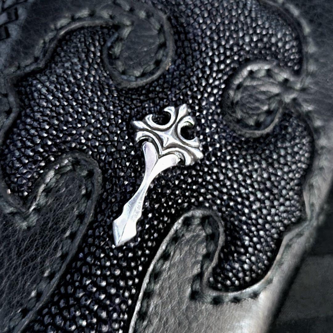 新品定価116000円 ウィリアムウォレス スティングレー 牛革 シルバー925