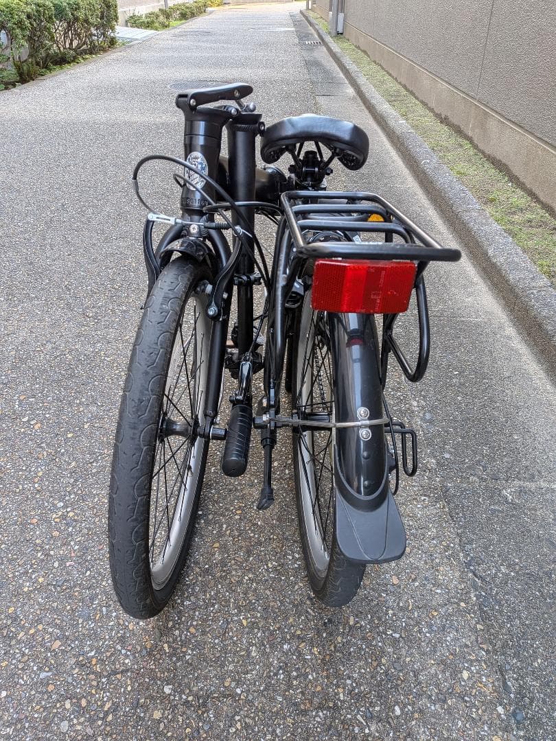 HARRY QUINN 折りたたみ自転車 ブラック　ハリークイン　ロングブライト