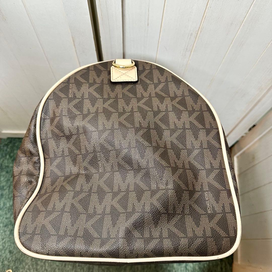 MICHAEL KORS マイケルコース 2way レザー ボストンバッグ 総柄