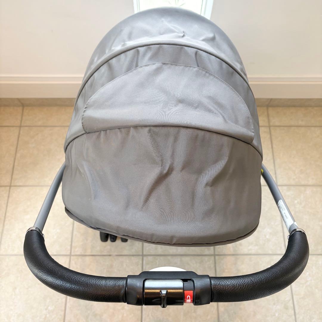 【美品】 Aprica ラクーナ クッション ベビーカー グレー 両対面式 A型