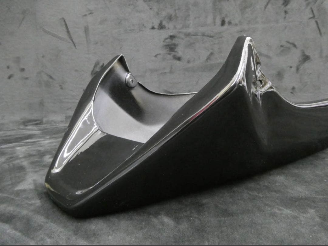 延長 アンダーカウル 黒 ステー付/ブラック汎用