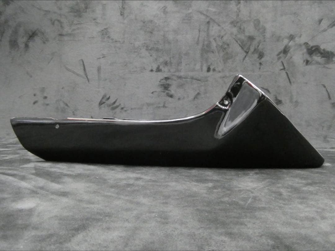 延長 アンダーカウル 黒 ステー付/ブラック汎用