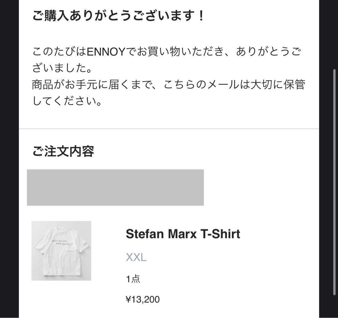 トップス Ennoy Stefan Marx T-Shirt ennoy XXL