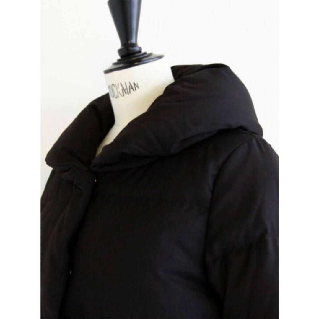 美品＊ビューティ&ユース 2way ショール フード ウール混 ダウンジャケット