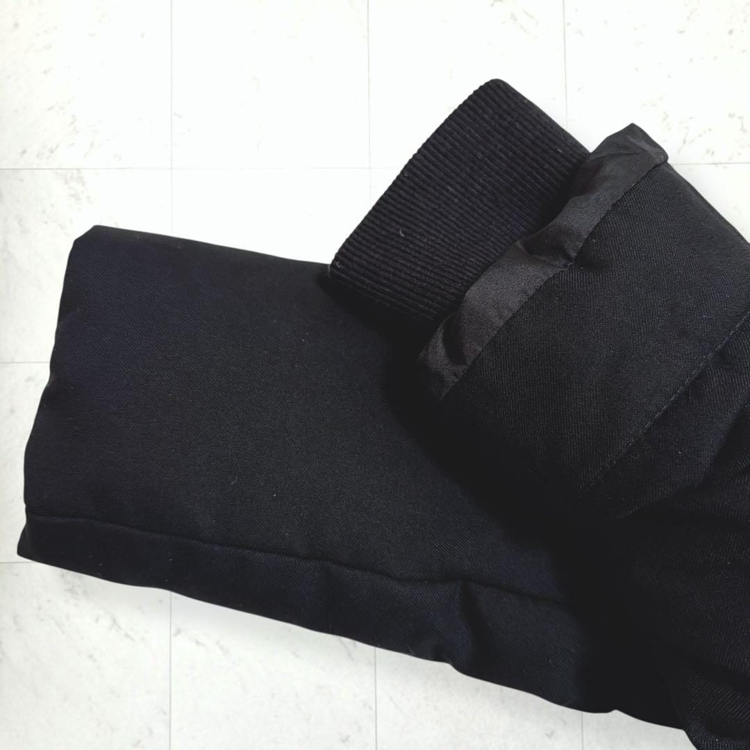 美品＊ビューティ&ユース 2way ショール フード ウール混 ダウンジャケット