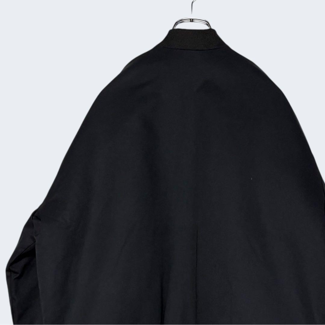 美品 USA古着 ワークジャケット ジップアップブルゾン 黒 L ジャンパー