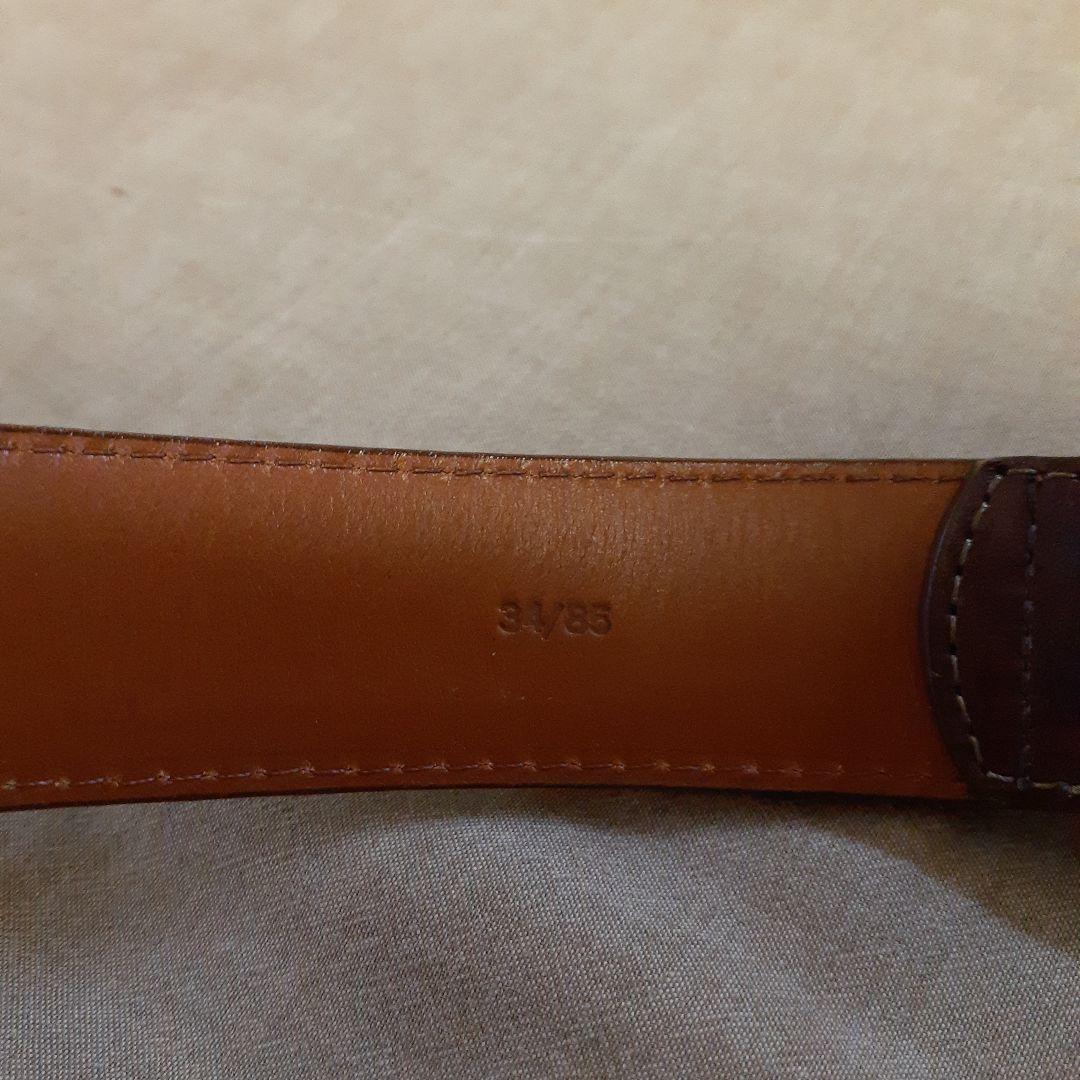 Alden ベルト 34/85 ワインレッド