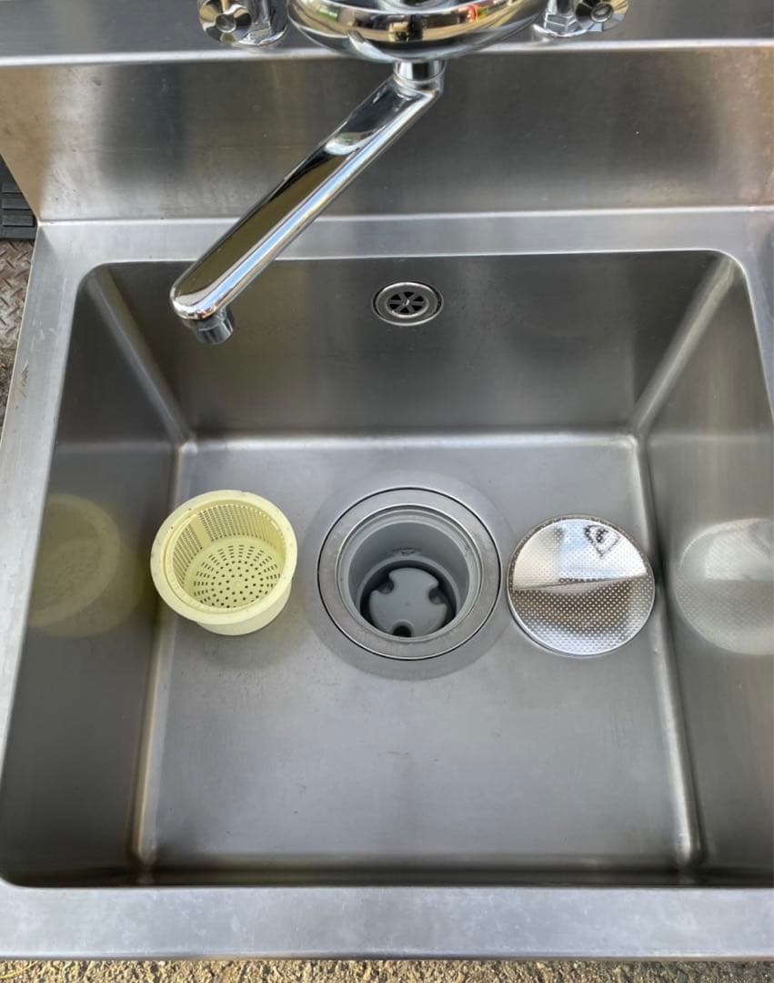 業務用 tanico 1槽シンク 混合水栓 蛇口付き 幅600×奥600 大阪発