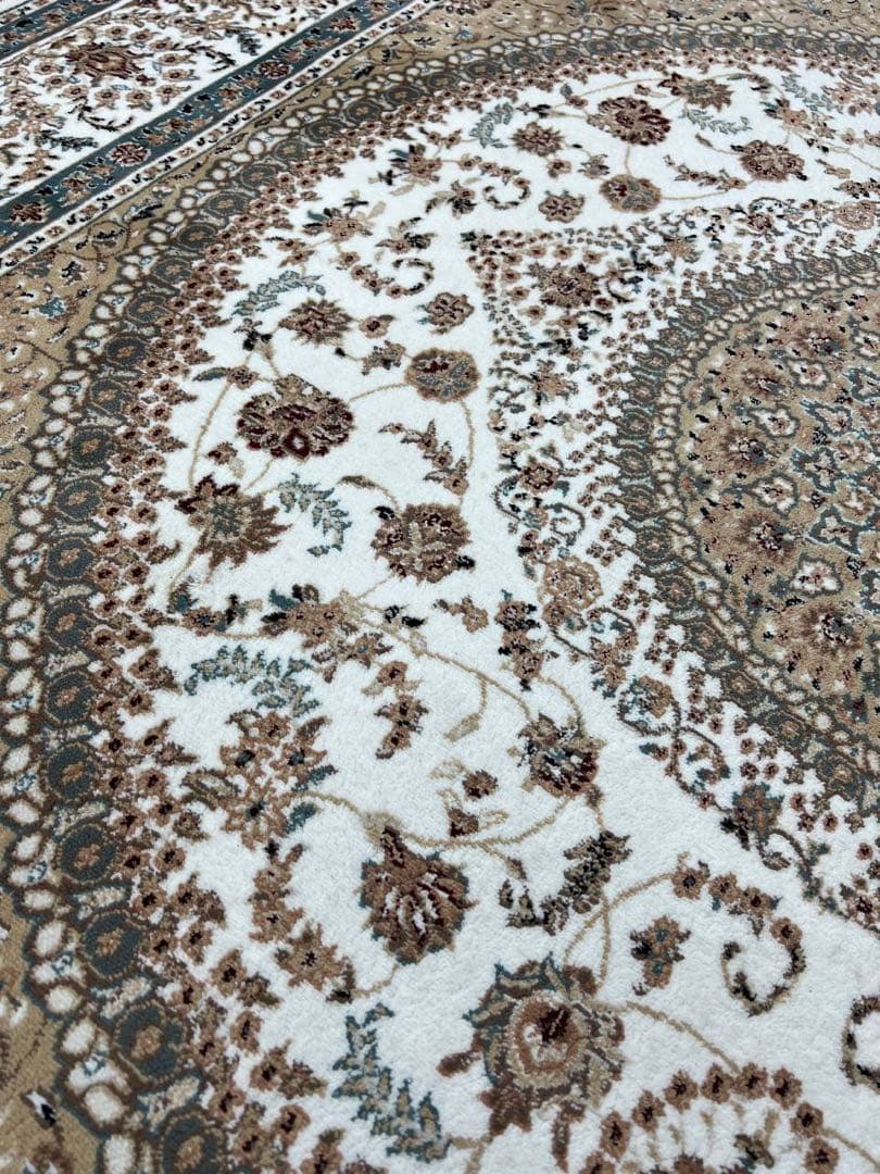 トルコ製 機械織カーペット、オリエンタル柄 ラグ