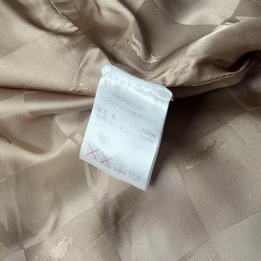 マッキントッシュ 英国製 ウールトレンチコート チェスター オリーブ 34