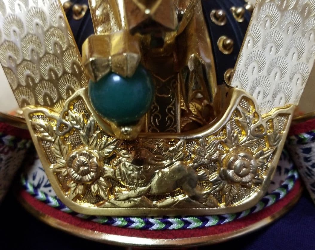 五月人形　平安武久作　兜飾り