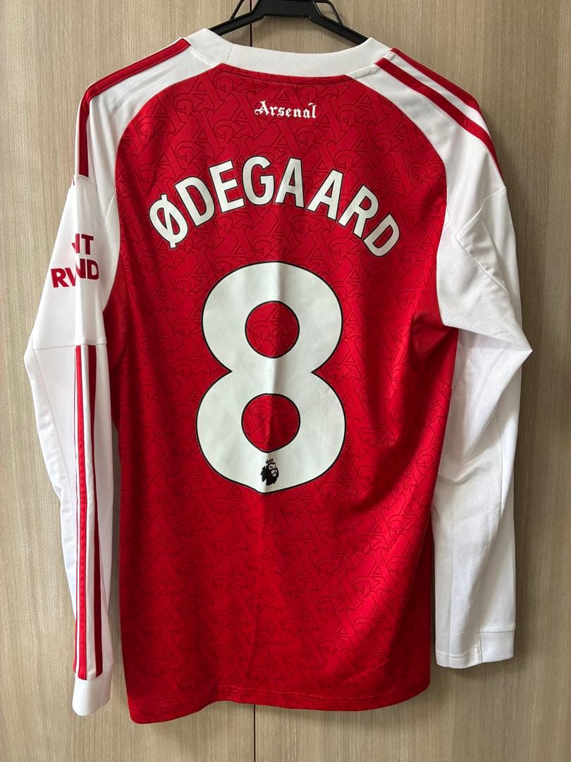 アーセナル　レプリカユニフォーム　25/26 ホーム　長袖　ウーデゴール