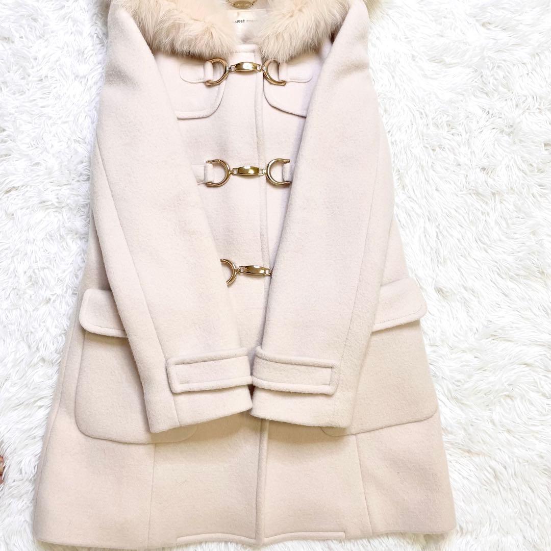 レッセパッセ LAISSE PASSE フード付きダッフルコート38 ミドル丈