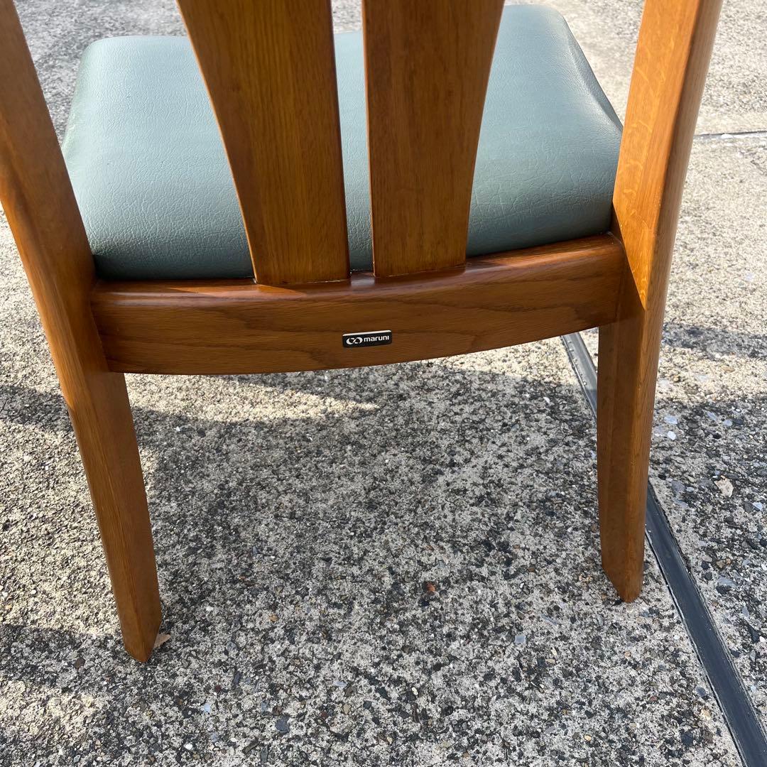 ①美品・2脚セット☆マルニ木工／地中海シリーズ／ダイニングチェア