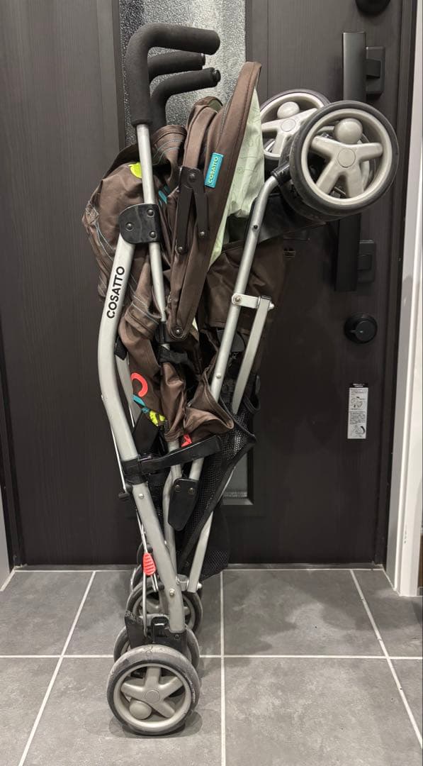値下げしました❗️COSATTO二人乗りバギー　コンパクトベビーカー