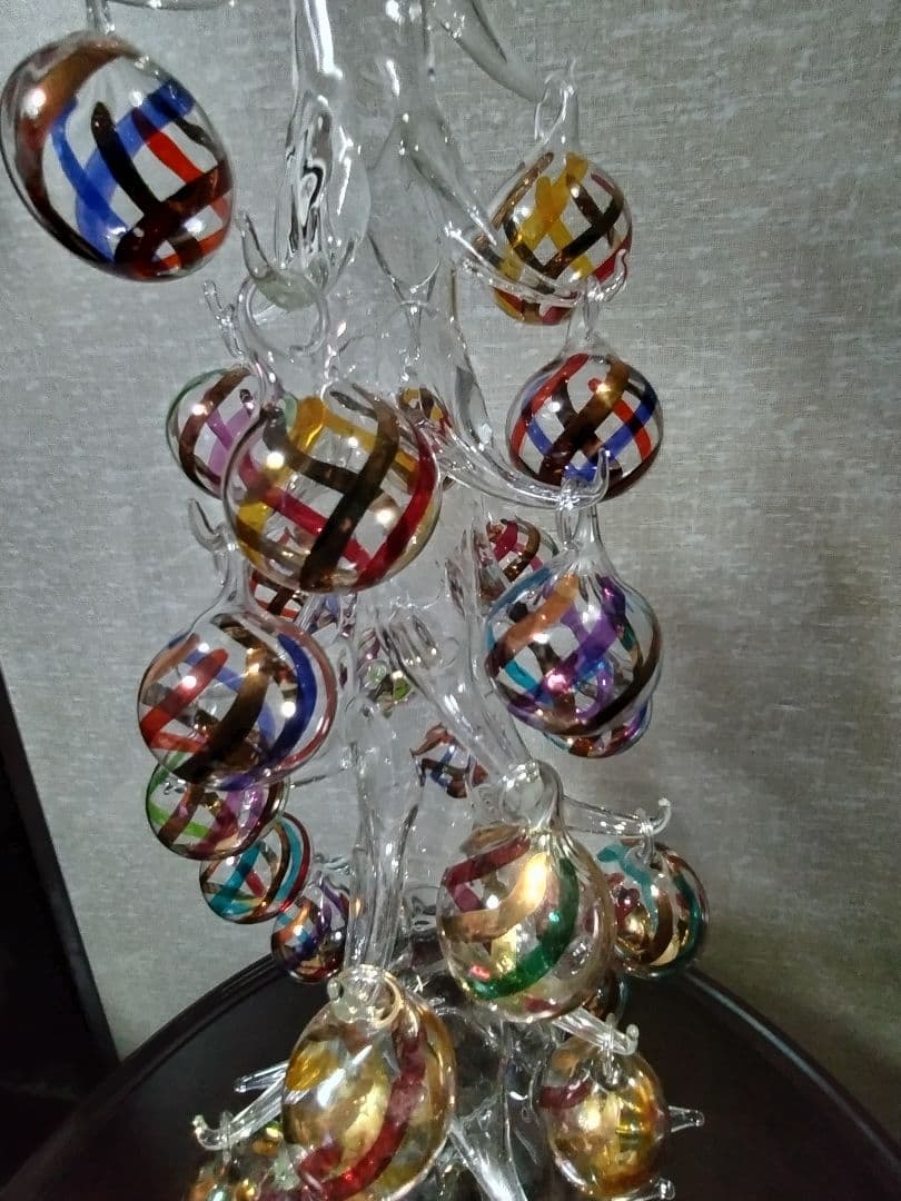 イタリア「SoffieriaParise」 ガラス細工クリスマスツリー