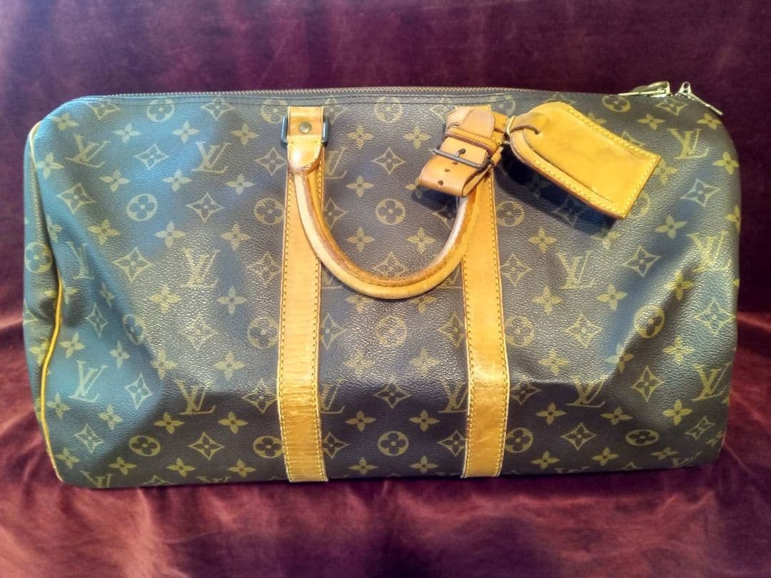 【ヴィンテージ】状態良　ルイヴィトン モノグラム ボストンバッグ 横幅45cm