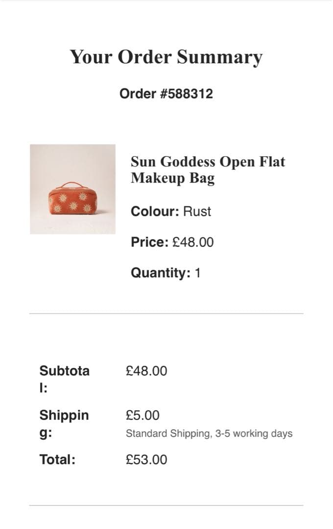 【新品】Elizabeth Scarlett 太陽刺繍ポーチ