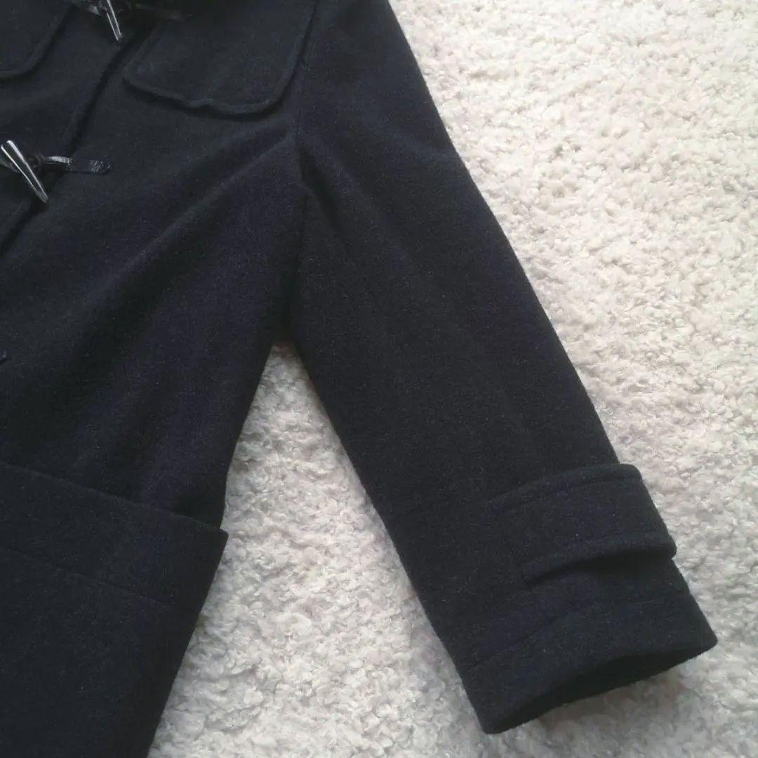 23区　44　大きいサイズ　ラクーンファー付きダッフルコート　ダークグレー