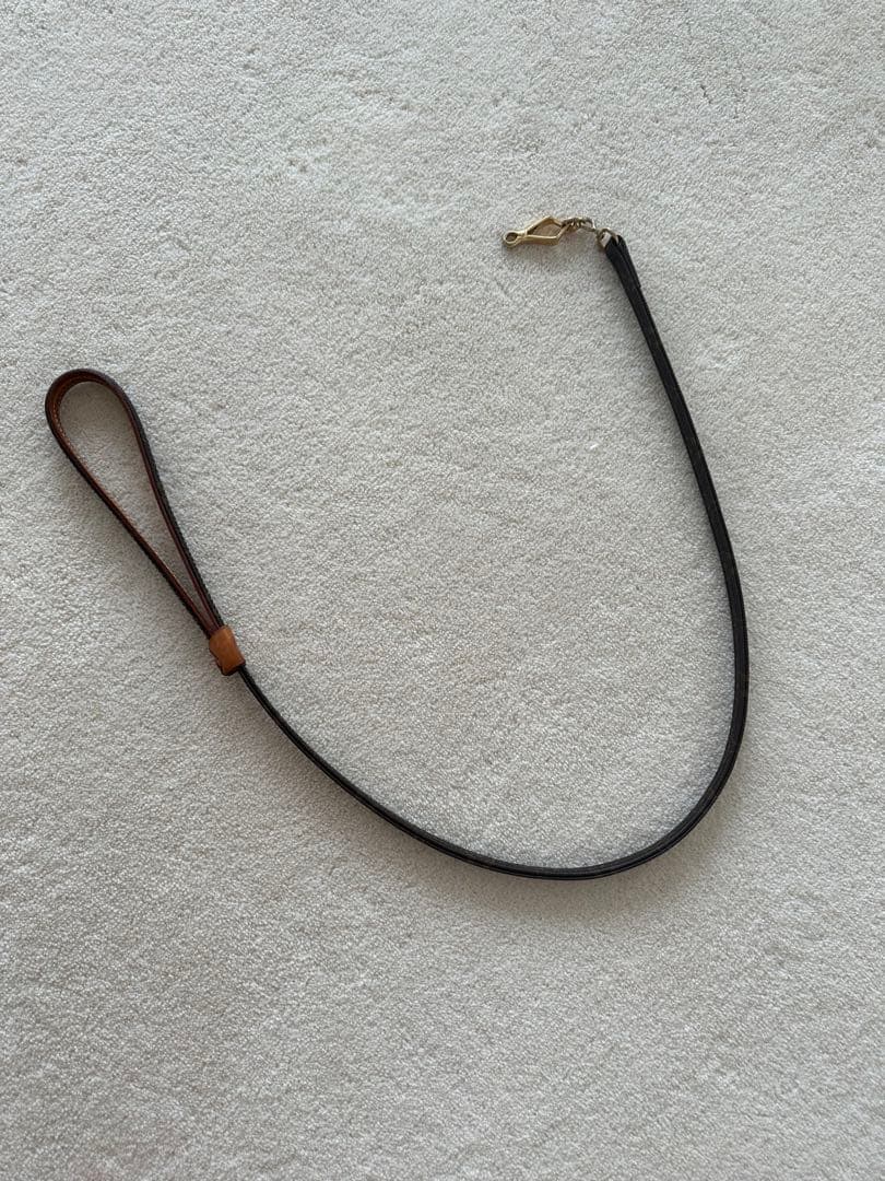 ルイ・ヴィトン　リボン付きレザー製　首輪＆リード