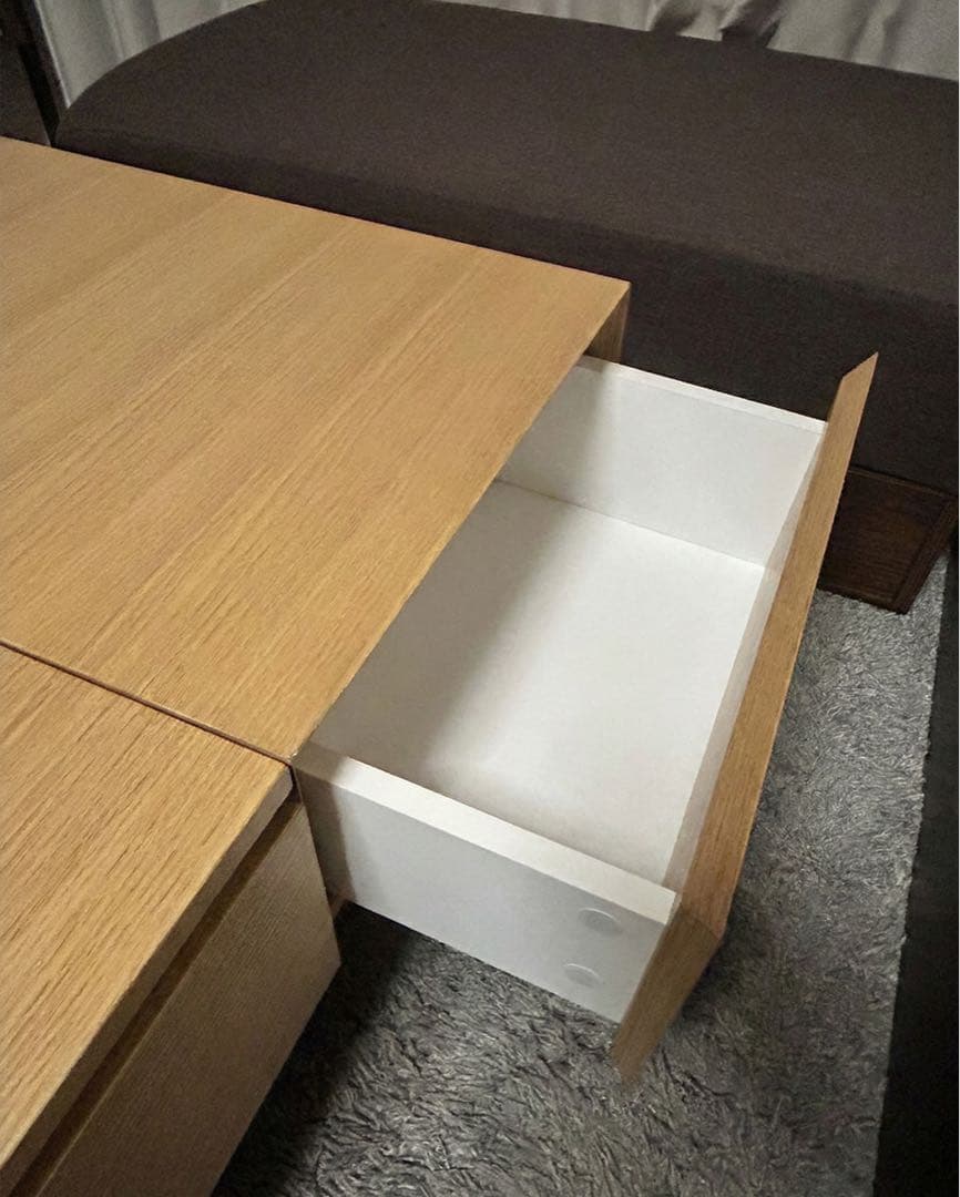 ※1/31まで掲載【LOWYA】センターテーブル ローデスク リフトアップ式