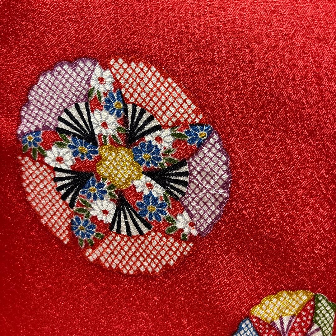 七五三　正絹着物セット　7歳　手縫いお誂え　高級品