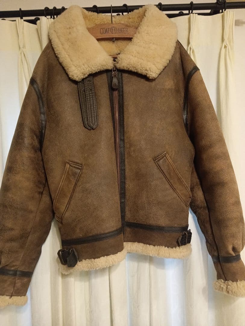 AVIREX B3ムートンフライトジャケット　 USA製 　人気サイズ40