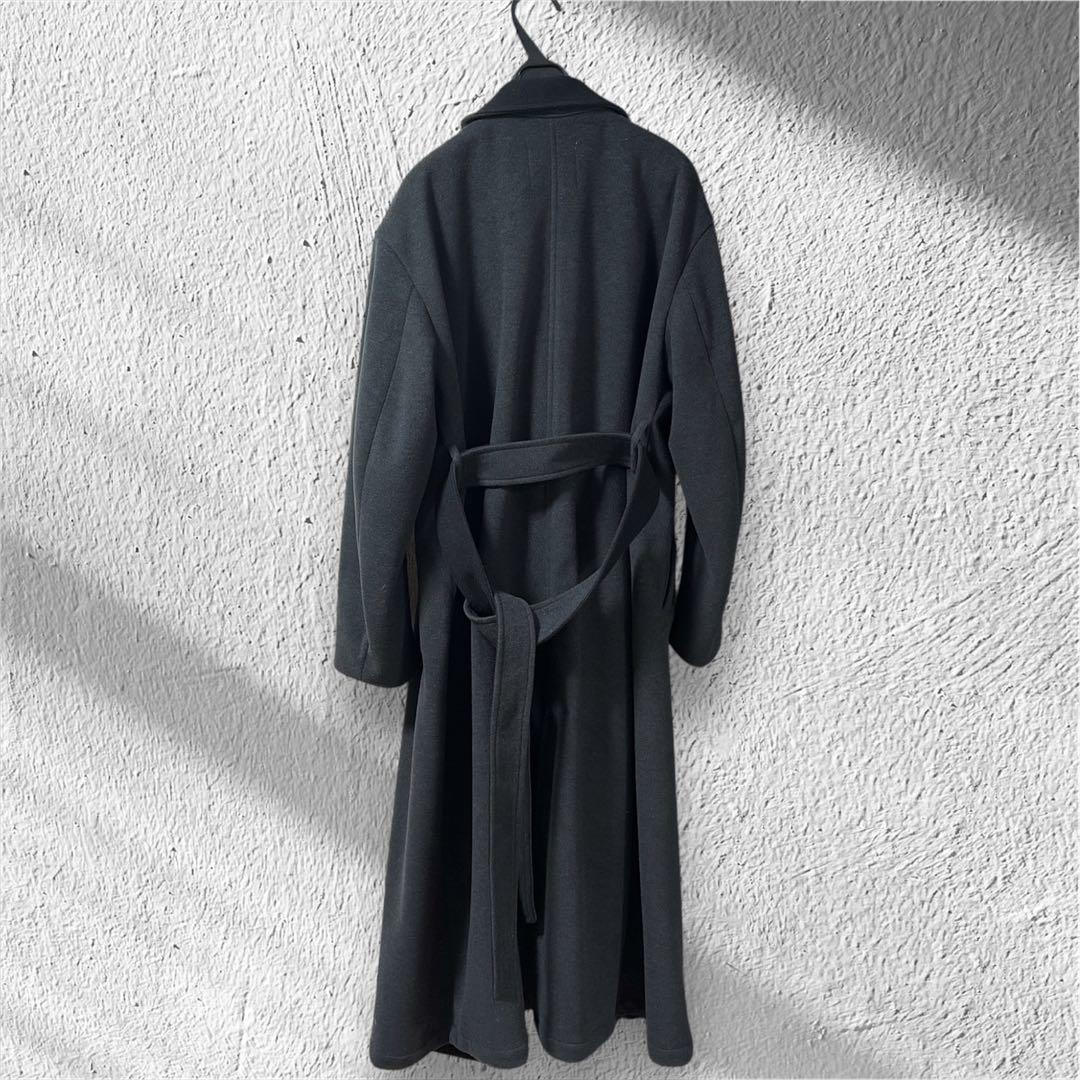 完売品 ラグナムーン ウールジャージスタンドカラーコート