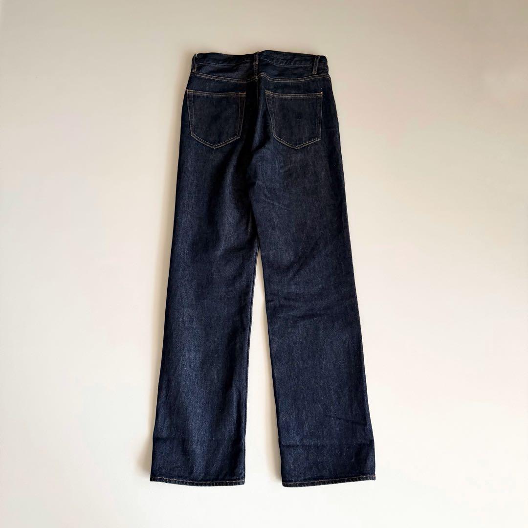 【オーラリー】ハード ツイスト デニム インディゴ 5P パンツ 27 日本製