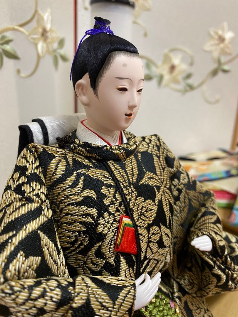 東京久月　人形師　光園作　雛人形　親王飾り・作家者・お子様の名前プレート付