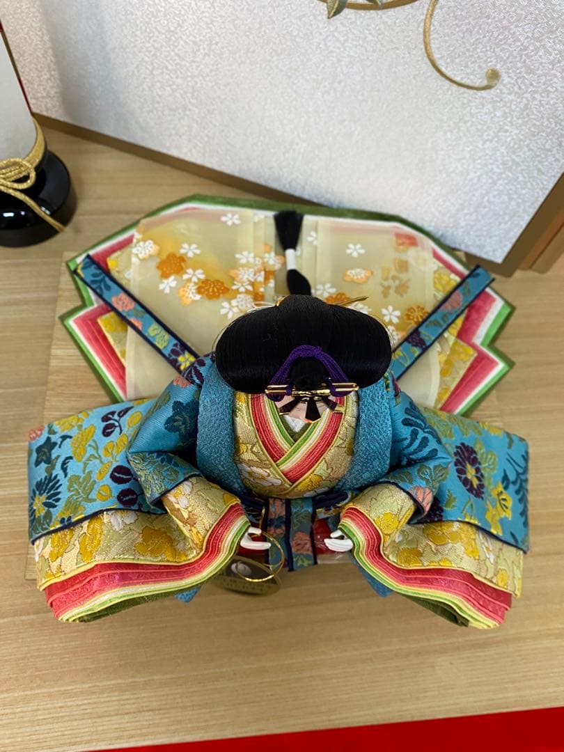 東京久月　人形師　光園作　雛人形　親王飾り・作家者・お子様の名前プレート付